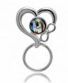 CHUANGYUN 3 Colors Abalone Shell Heart Shaped Strong Magnetic Brooch Eyeglass Holder-Couple Jewelry - Silver - CO182EOUXMH