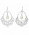 Filigree Teardrop Boutique Style Dangle Earrings - CH180TTNXDY