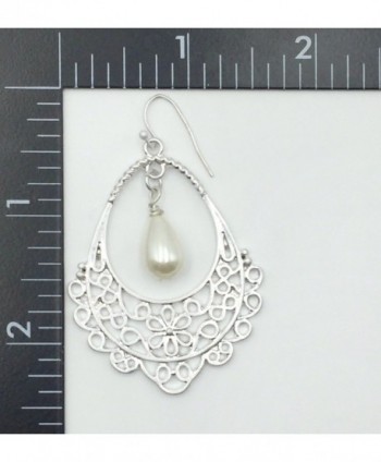 Filigree Teardrop Boutique Earrings Imitation in Women's Drop & Dangle Earrings