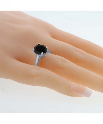 Black Diamond Sterling Silver Womens in Women's Wedding & Engagement Rings