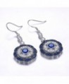 Merthus Sapphire Statement Earrings Sterling in Women's Drop & Dangle Earrings