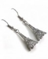 France French Eiffel Earrings Rhinestones in Women's Drop & Dangle Earrings