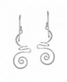 Intricate Abstract Swirls Sterling Earrings in Women's Drop & Dangle Earrings
