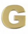PinMart's Gold Plated Alphabet Letter G Lapel Pin - C4119PEMBYR