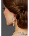 Mariell Vintage Crystal Wedding Earrings