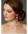 Mariell Vintage Crystal Wedding Earrings in Women's Drop & Dangle Earrings