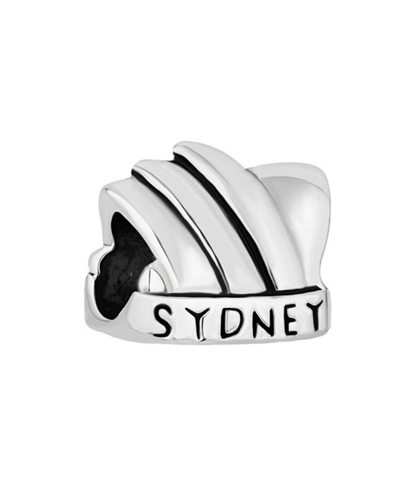 LovelyJewelry Australia Sydney Opera House Charms Beads For Bracelets - CE11TC1LUOF
