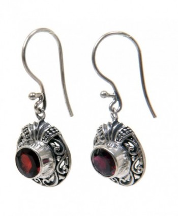 NOVICA Sterling Earrings Scarlet Ladybug