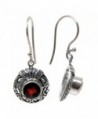 NOVICA Sterling Earrings Scarlet Ladybug in Women's Drop & Dangle Earrings