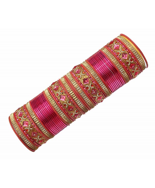 Bollywood Fashion Style Multi Bangles Indian Party wear Jewellery - CZ12MKES8ZT