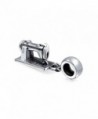Bling Jewelry Sewing Machine Dangle Charm Bead .925 Sterling Silver - CF12713KJ0L
