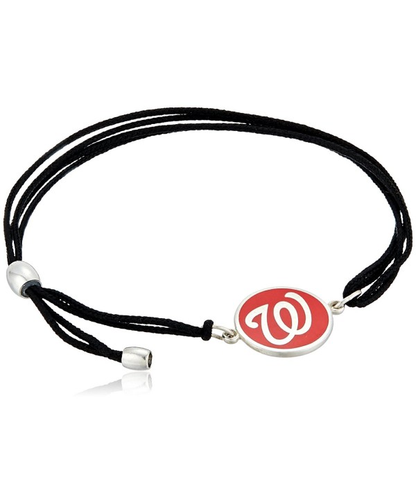 Alex and Ani Womens Washington Nationals Kindred Cord Bracelet - Sterling Silver - CT17YDTLHT0