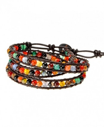 ZLYC Unisex Woven Leather Bracelet