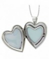 Sterling Silver Locket Necklace Picture