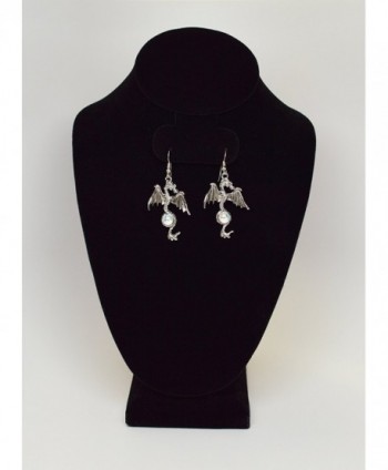 Gothic Dragon Earrings Mystical Jewelry