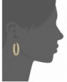 Lonna Lilly Gold Tone Hoop Earrings