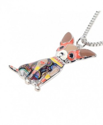 Bonsny Chihuahua Necklace pendant Exclusive in Women's Pendants