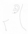 Bling Jewelry Silver 3 5mm Earrings in Women's Clip-Ons Earrings