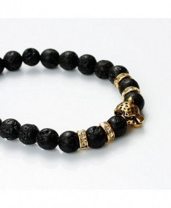 Synthetic Healing Bracelet Leopard Rhinestone