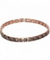 Copper Plated Fine Line - Magnetic Therapy Bracelet - C21194VVUBB