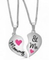 Stainless Engraved Necklaces Daughter Valentines in Women's Pendants