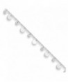 Sterling Silver Dangling Circle Anklet Length 10" - CV115EY11F7