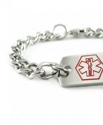 MyIDDr Pre Engraved Customizable Thinners Bracelet in Women's ID Bracelets