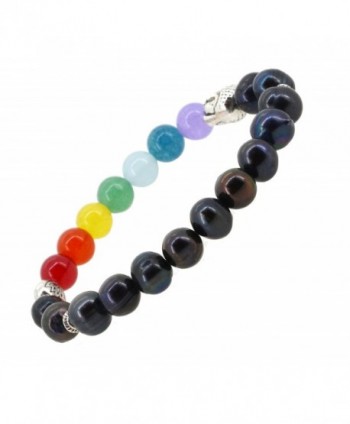 Balancing Jewelry Bracelet Freshwater Cultured in Women's Stretch Bracelets