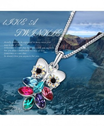 TOJEAN Mothers Necklace Swarovski Birthday in Women's Pendants