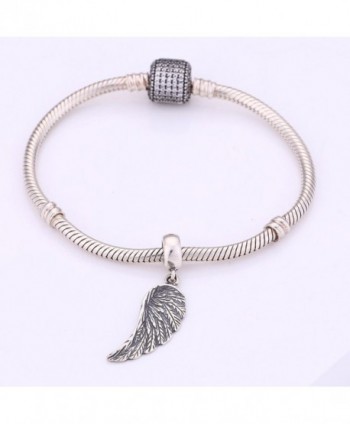 SoulBeads Sterling Feather Christian Bracelet