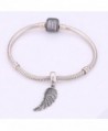 SoulBeads Sterling Feather Christian Bracelet