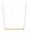 Silpada 'Underlined' Sterling Silver and Brass Necklace- 29+2" Extender - CU12NYHQ3F1