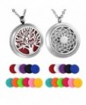 HooAMI Sunflower Aromatherapy Essential Oil Diffuser Necklace Pendant Locket Jewelry - Silver(2pcs lockets) - CC1820CGM5D