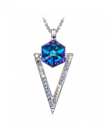 SIVERY Mothers Necklace Swarovski Crystal - CL1802H3ZW2