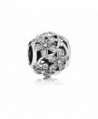 Angelbeads Dazzling Daisy Meadow Clear CZ Fits Bracelet 925 Sterling Silver Charms - C512LKEQ48N