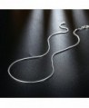 Alipeia Silver Plated Necklace 18inch in Women's Chain Necklaces