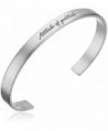 Dogeared Attitude Gratitude Engraved Bracelet