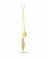 Elegant Necklace Feather Pendant Jewelry in Women's Chain Necklaces