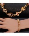 U7 Plated Colorful Zirconia Bracelet