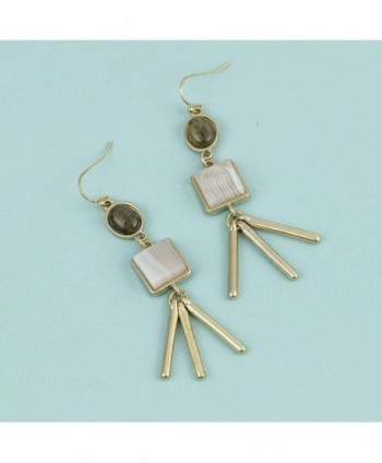 Danielle Nicole gold Delilah earring in Women's Drop & Dangle Earrings