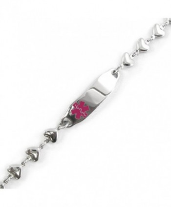 MyIDDr Pre Engraved Customized Epilepsy Bracelet in Women's ID Bracelets