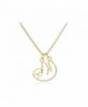 3 Colors Hollow Snail Necklace - Cute Sloth Pendant Jewelry Charm Animal Necklace for Women - gold - CV188XQZOMK