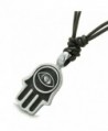 Amulet Reflection Pendant Necklace Leather in Women's Pendants