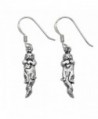 Sterling Silver Sea Otter Wire Earrings - CT11PZTC6A9
