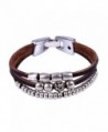 MAIMANI Zinc Alloy Genuine Leather Freshwater Cultured Pearl Bracelet Women Jewelry Nickel Free Lead Free - CW12LB42UX5