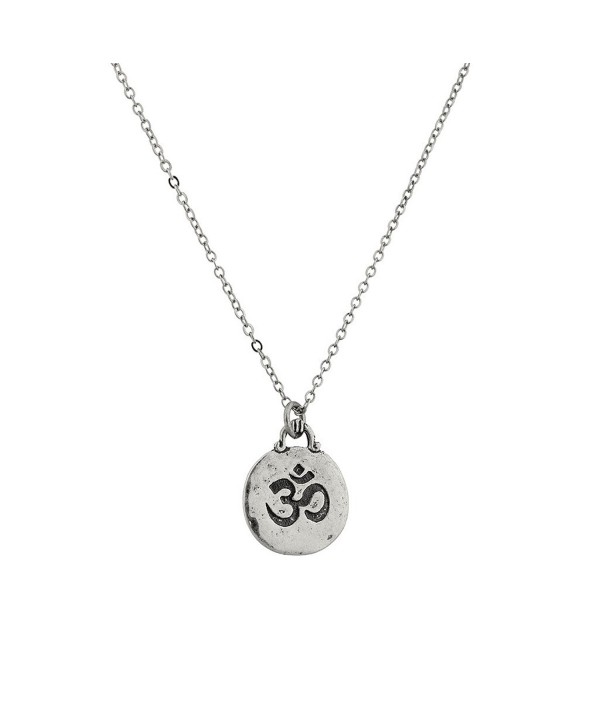 Lux Accessories Hinduism symbol Aum Om Pratima Atman Brahman Soul Self Within Pendant Necklace. - C8129GCM0GL