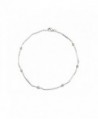 Finejewelers 10 Inches Ankle Bracelet Sterling Silver - CW11962G1CL