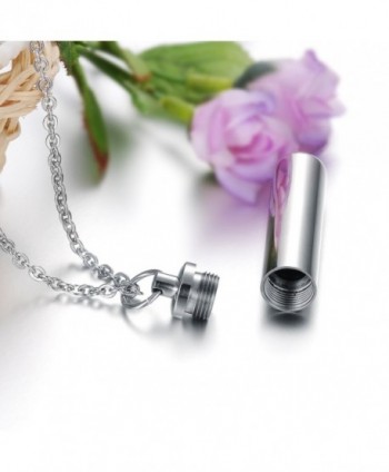 Titanium Stainless Cylinder reservoir Creative in Women's Lockets