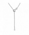 Sterling Silver Synthetic Necklace Extender