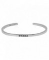 Mantra Phrase: OHANA - 316L Surgical Steel Cuff Band - CF12NSI8WPN